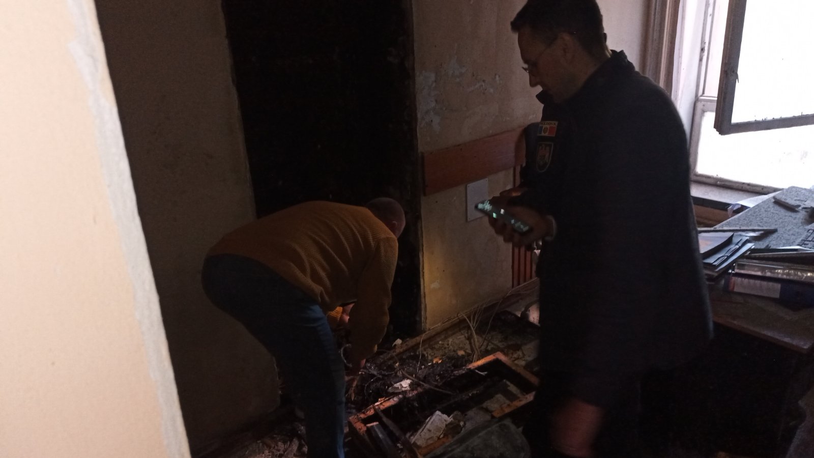 Incendiu în clădirea guvernului de la Chișinău, într-unul dintre birouri
