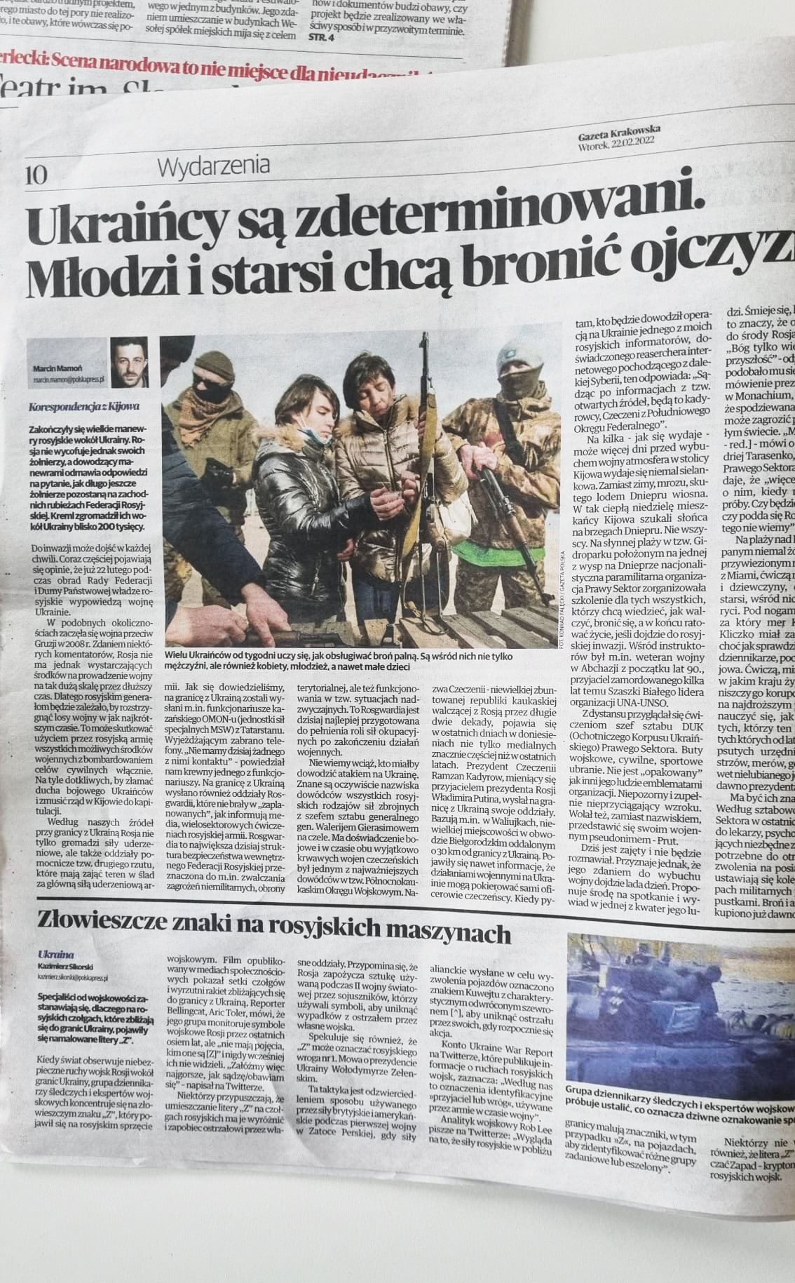 Corespondență din Polonia. „Câți ucraineni mai trebuie să moară pentru ca SUA și UE să introducă sancțiuni dure contra Rusiei?”, titrează ziarul bisericii catolice