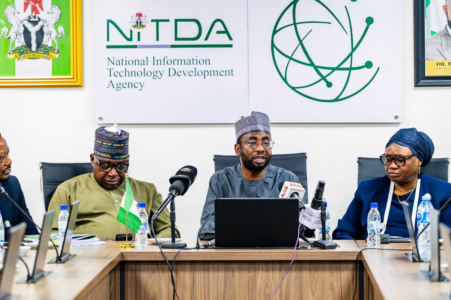 NITDA director-general Kashifu Inuwa speaks during the National Cloud Infrastructure Summit as Nigeria pushes for more locally hosted cloud infrastructure.