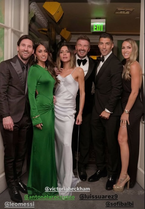 Cum a apărut Anastasia Soare la petrecerea lui David Beckham. Românca s-a distrat la aniversarea fostului fotbalist, la care a participat și Messi
