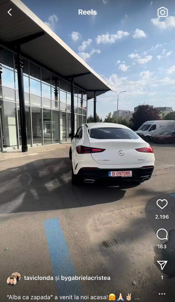 Cum arată bolidul de lux pe care l-au cumpărat Gabriela Cristea și Tavi Clonda. „Bine ai venit în familie”
