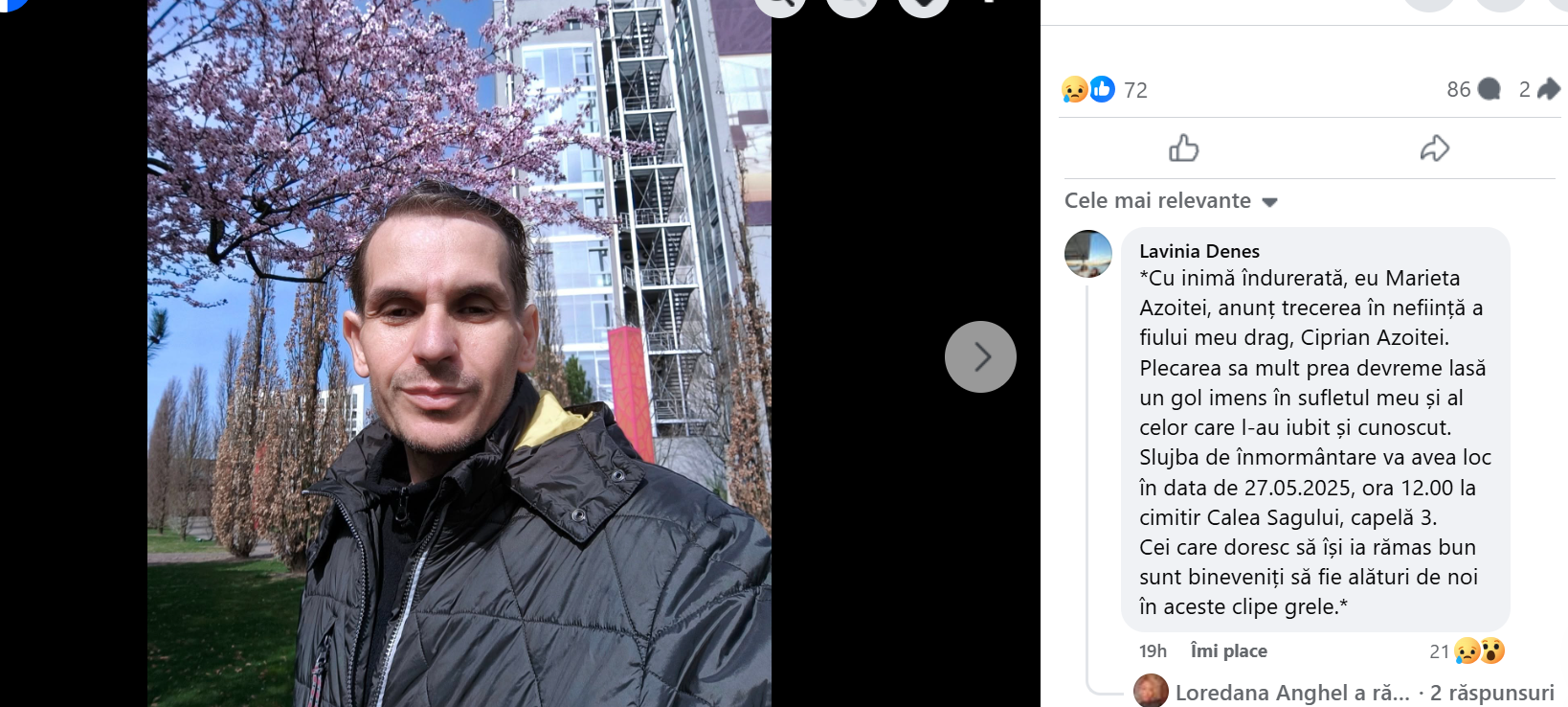 Ciprian Azoiței, fost concurent la Antena 1, a murit la 49 de ani. Ce legătură a avut cu Daniela Crudu și Silviu Andrei. „Ai fost un prieten devotat”