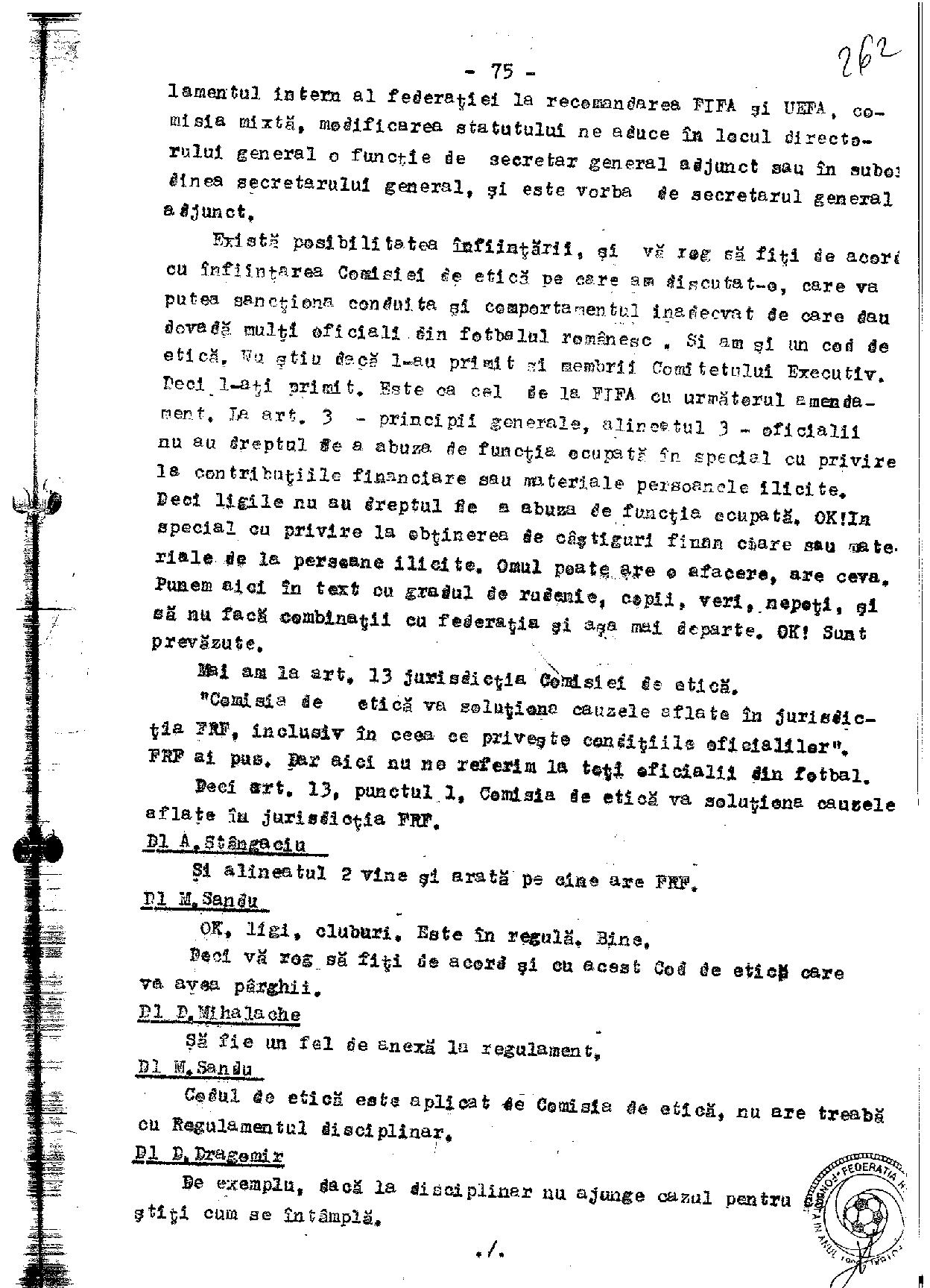 Stenogramă-bombă! Mircea Sandu l-a acuzat într-un CEx din 2011 pe un fost șef al arbitrilor că joacă la pariuri. Reacția celui vizat / EXCLUSIV