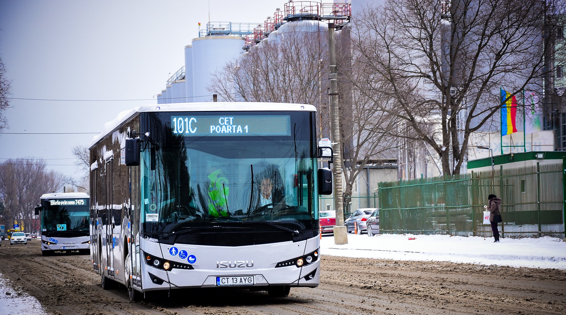 Noile autobuze din Constanța au sistem 3D cu camere video pentru a număra pasagerii / FOTO&VIDEO