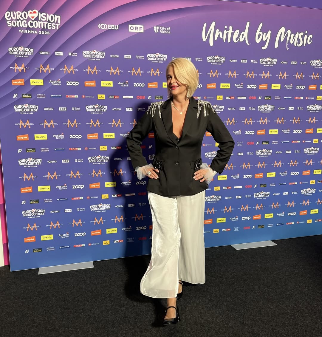 Cum a fost filmată Alexandra Căpitănescu înainte de a urca pe scenă în finala Eurovision 2026. Iuliana Marciuc e prezentă la Viena