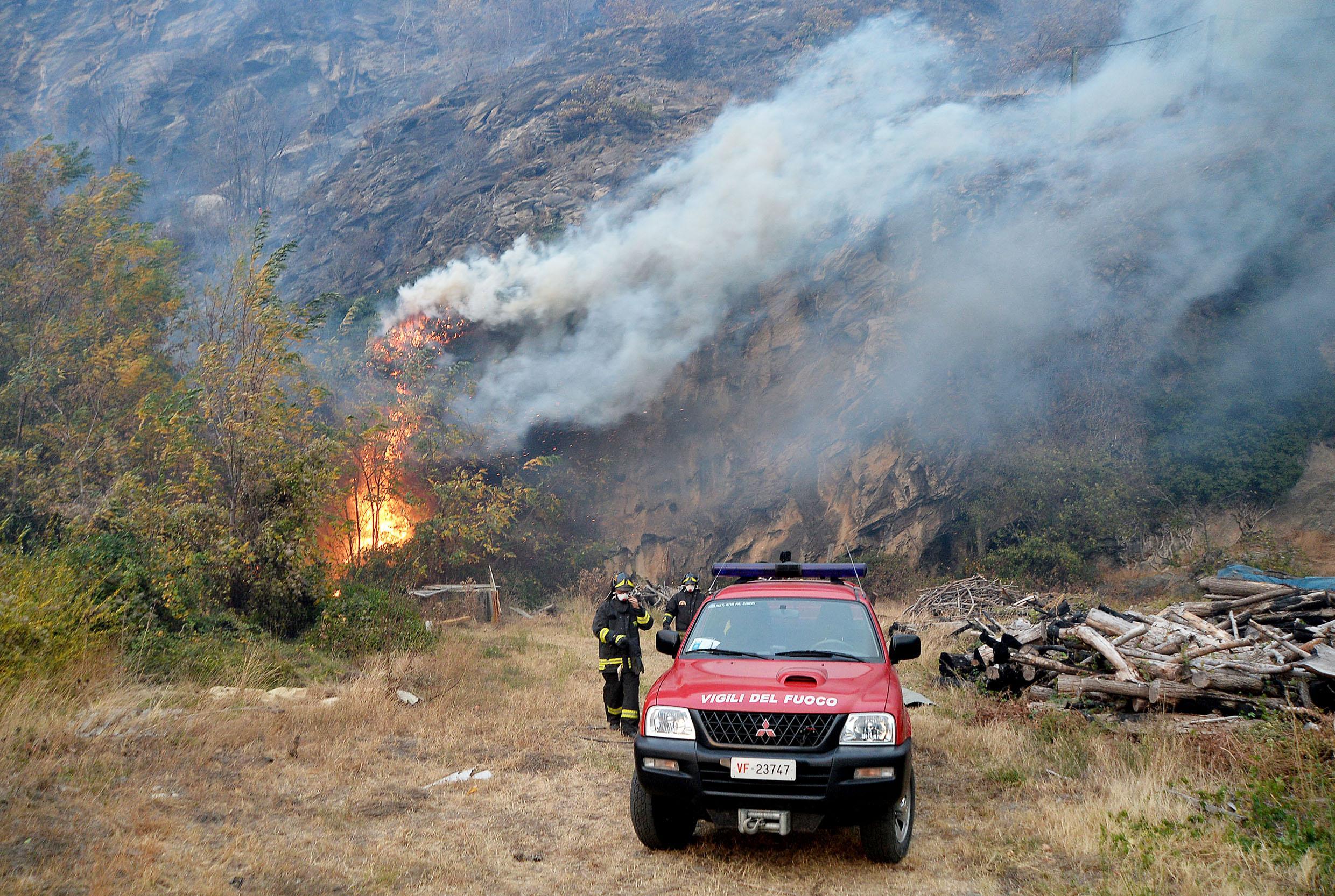 Incendii puternice în nord-estul Italiei. Peste 1.000 de oameni au fost evacuați