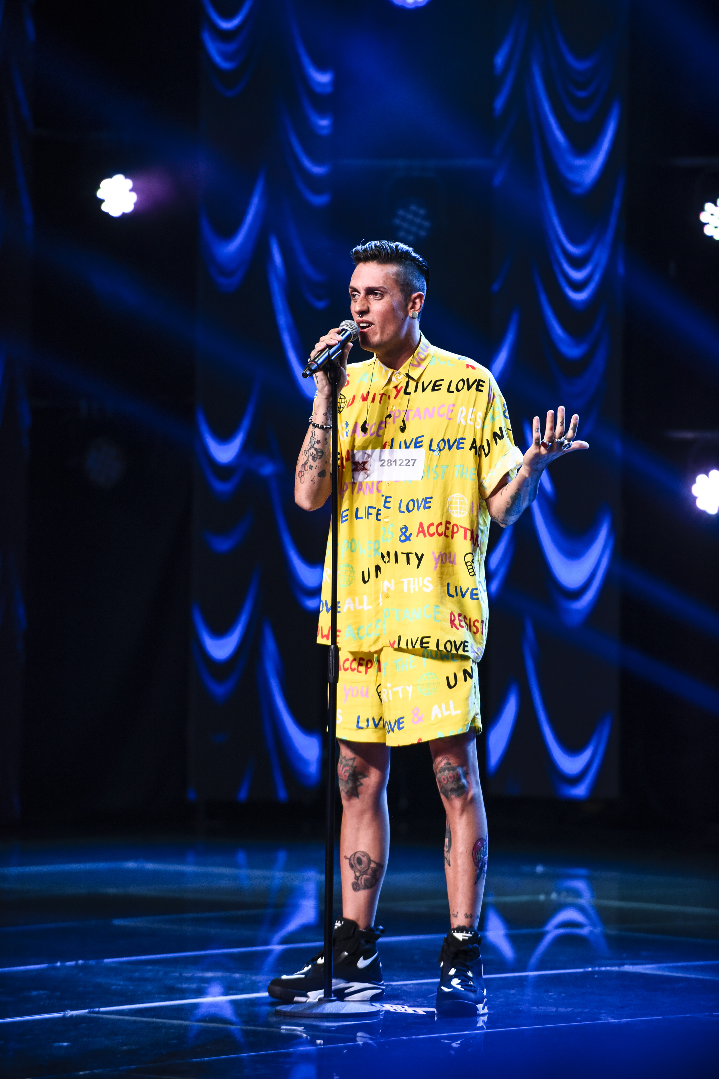 Delia, surprinsă de un italian pe scena X Factor. "Tu sigur ai fost în cabina mea înainte" | FOTO