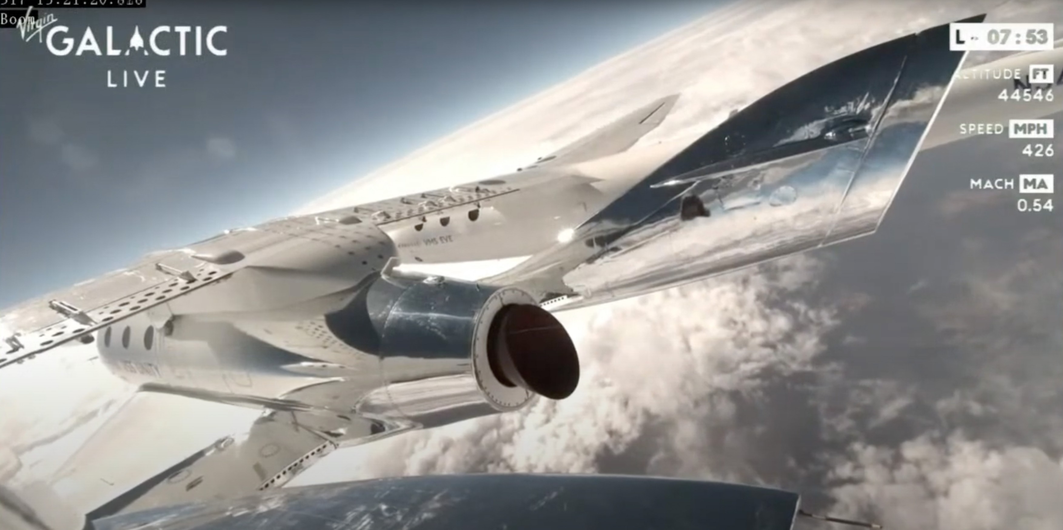 Primul zbor comercial al Virgin Galactic a ajuns în spațiu. Clienții care au plătit sute de mii de dolari pe un bilet au petrecut câteva minute în imponderabilitate