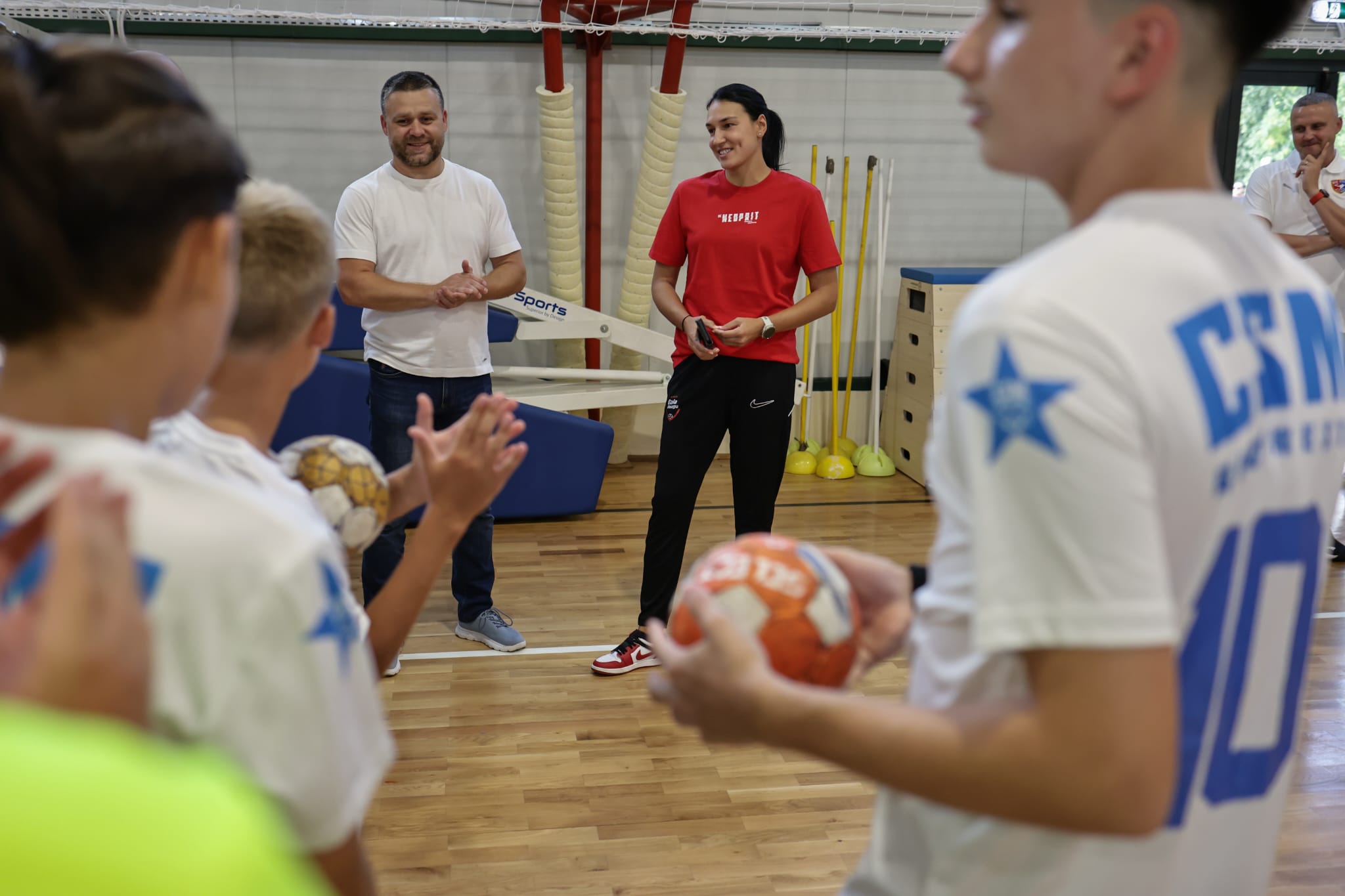 Școala 164 din București a inaugurat cea mai mare bază sportivă, care îi poartă numele campioanei Cristina Neagu