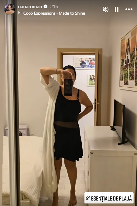 Cum arată Oana Roman în costum de baie, la plajă, după ce a slăbit 10 kilograme. „E o stare de grație, de împăcare și bucurie”