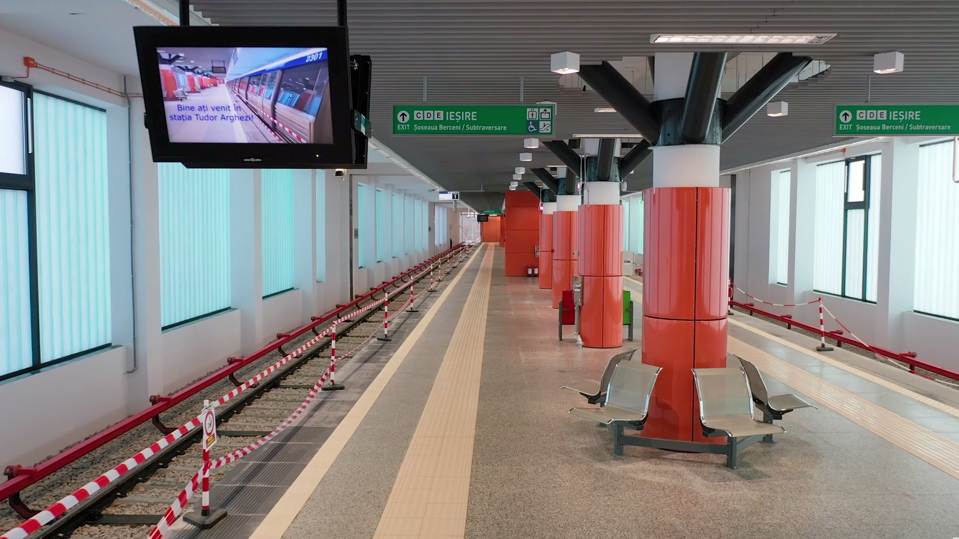 Noua stație de metrou Tudor Arghezi, de la capătul Magistralei 2, este gata. Cum arată și când va fi dată în folosință