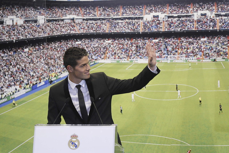 FOTO&VIDEO / James Rodriguez a fost prezentat de Real Madrid