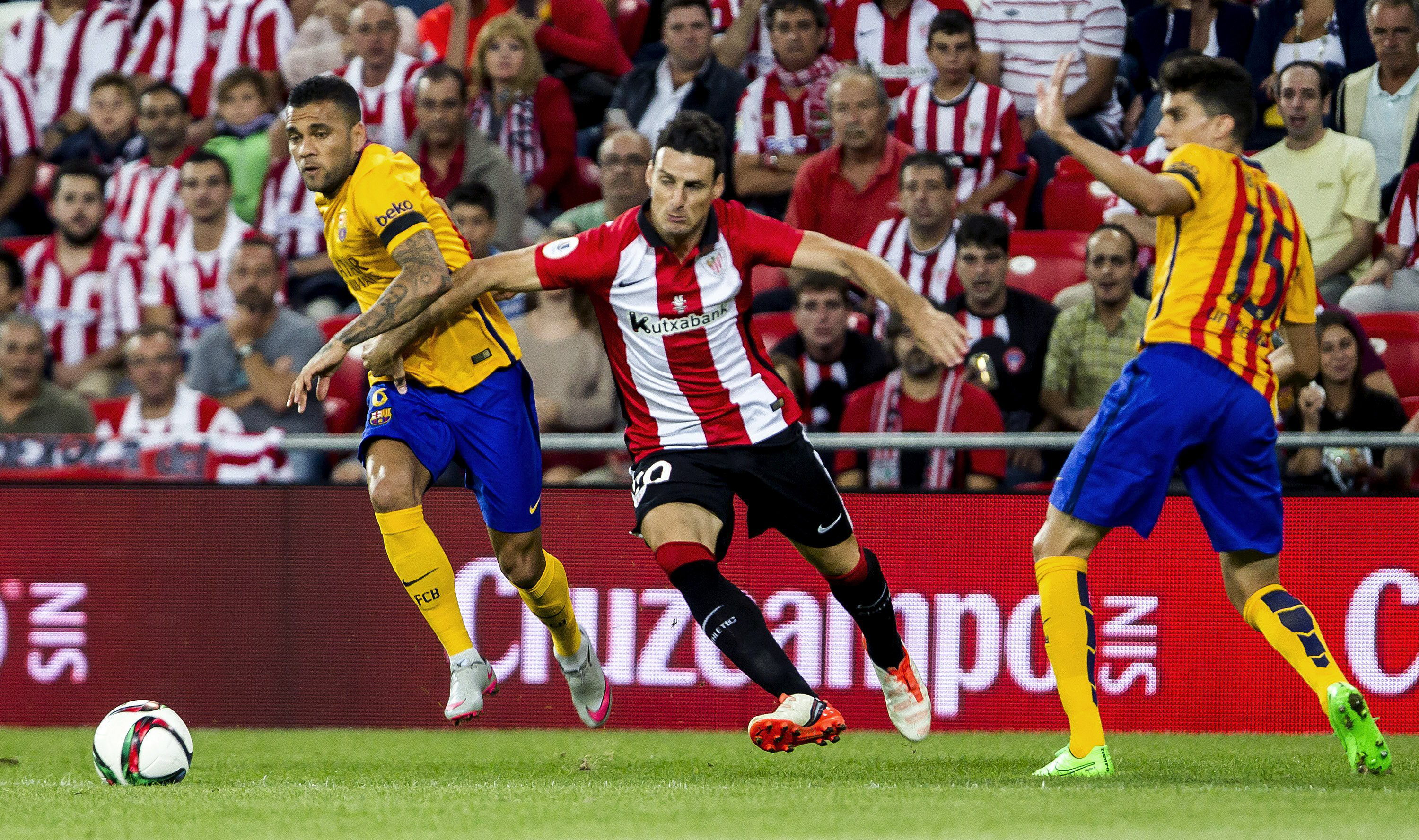Barcelona a fost masacrată de Athletic Bilbao în prima manşă din Supercupa Spaniei. ^Başcii au deschis scorul de la mijlocul terenului / VIDEO