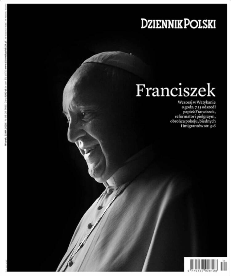Titluri uriașe și imagini emoționante: cum au anunțat marile ziare ale lumii moartea Papei Francisc