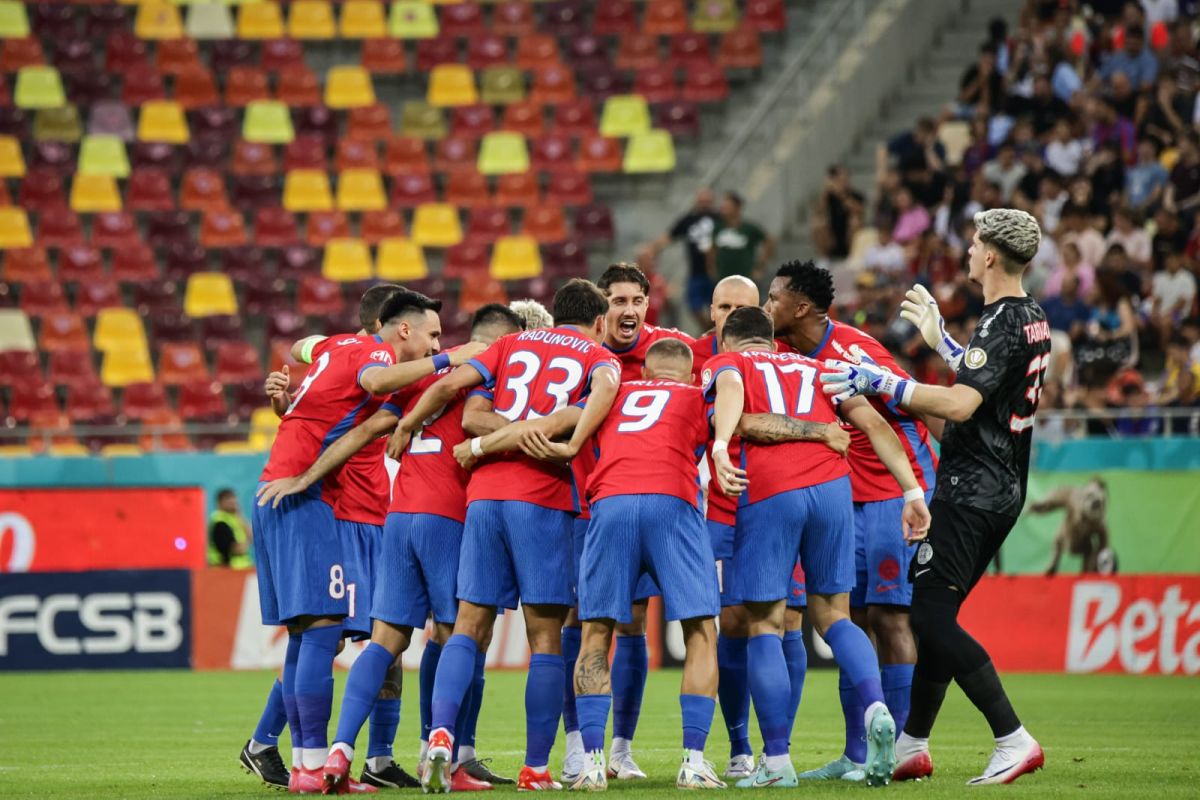 FCSB a fost bătută de Shkendija și la București și a fost eliminată din Liga Campionilor