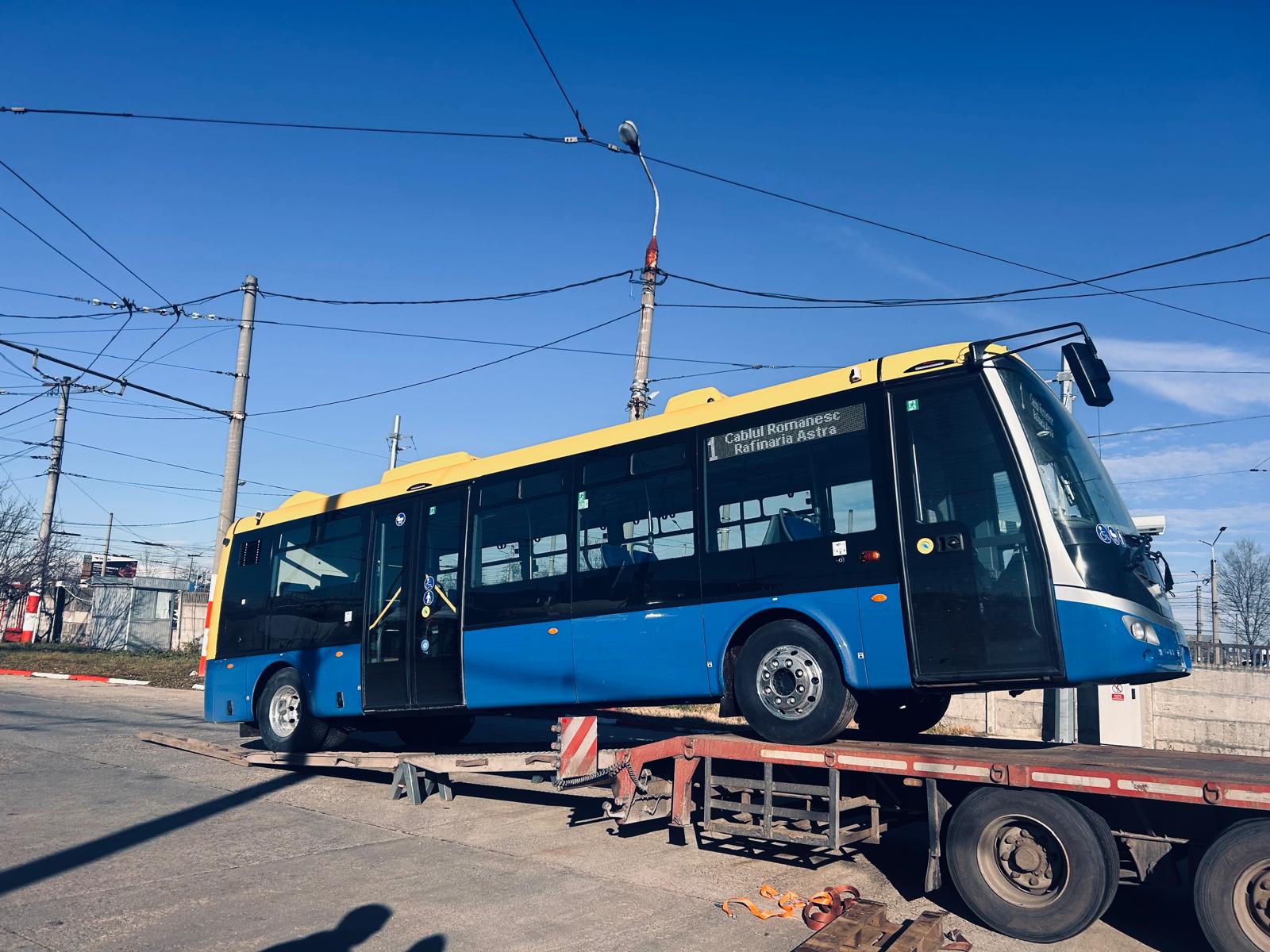 Autobuz electric în probe, investiție de 62 milioane de lei din PNRR în Ploiești