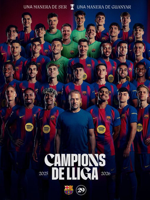 Barcelona este campioana Spaniei după victoria clară în fața marii rivale Real Madrid