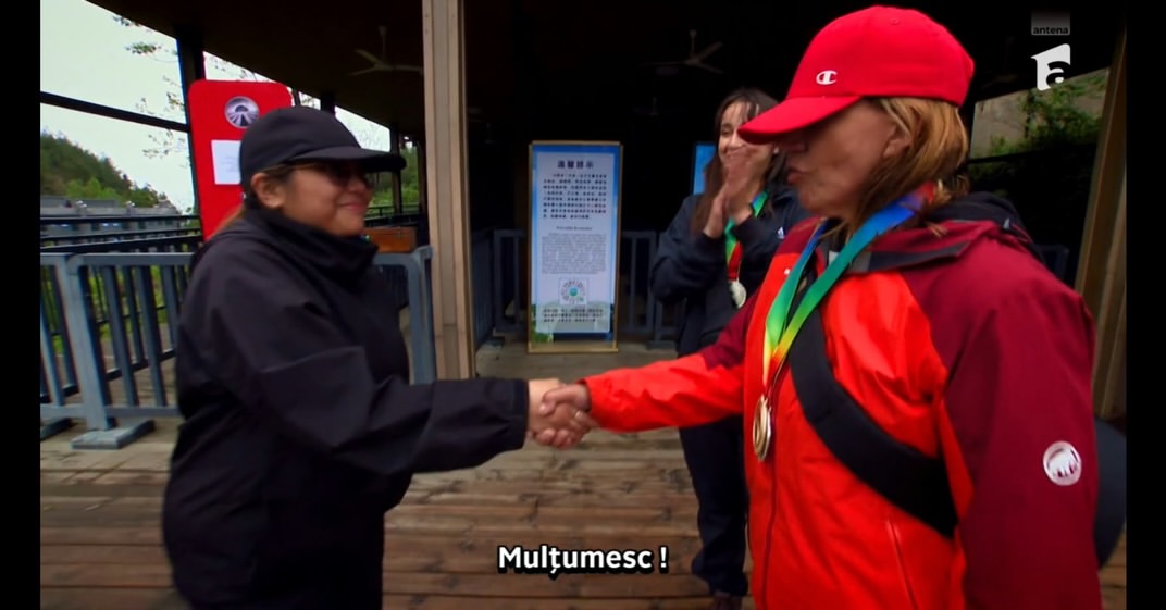 Mirela Retegan și-a învins fricile în Marele Canion al Chinei