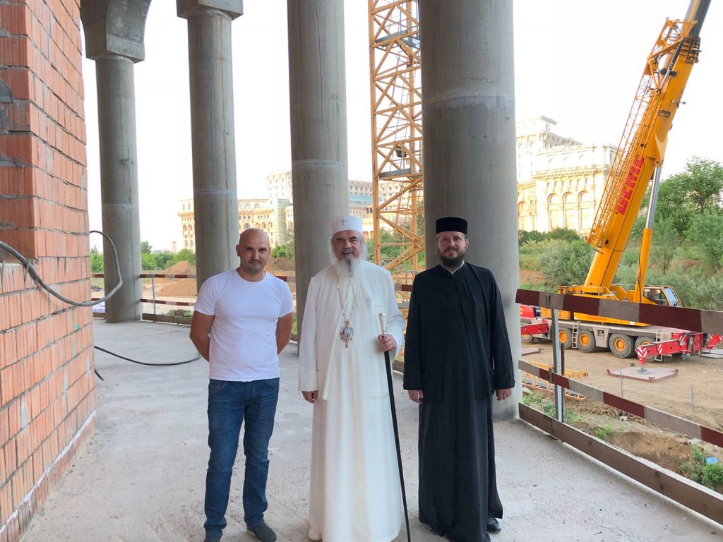 Patriarhul României a vizitat şantierul Catedralei Naţionale