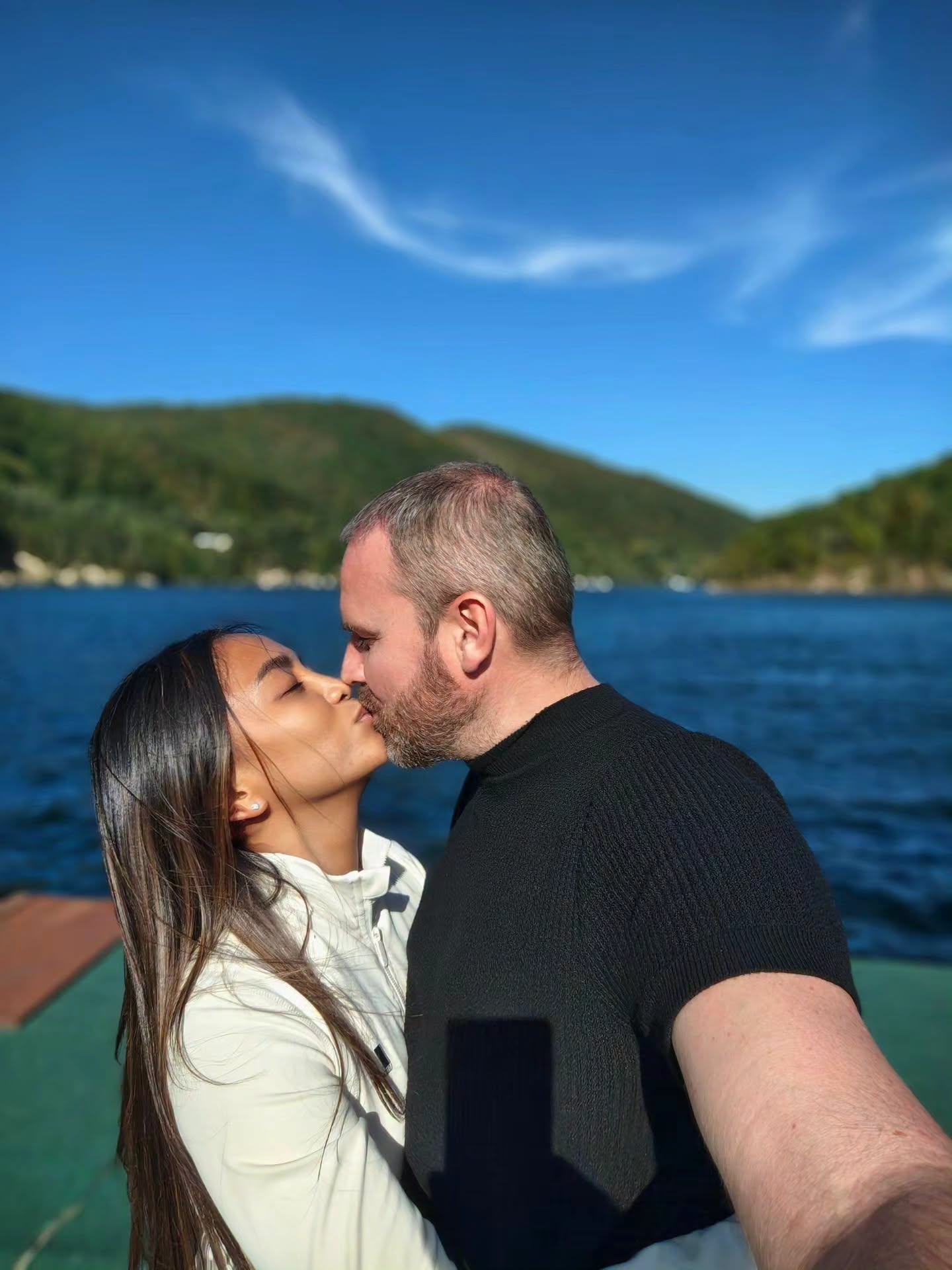 Bella Santiago, alături de soțul ei Nicu Grigore 