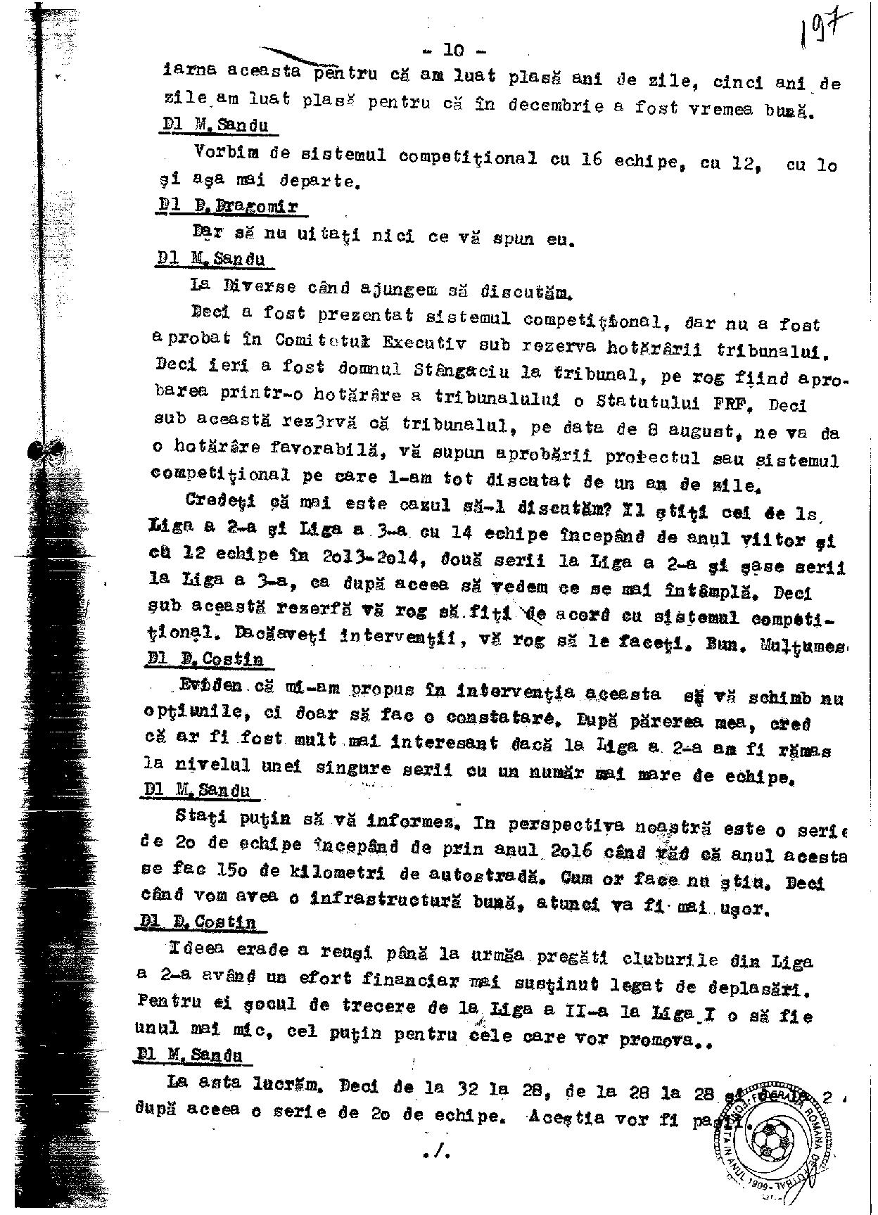 Stenogramă-bombă! Mircea Sandu l-a acuzat într-un CEx din 2011 pe un fost șef al arbitrilor că joacă la pariuri. Reacția celui vizat / EXCLUSIV