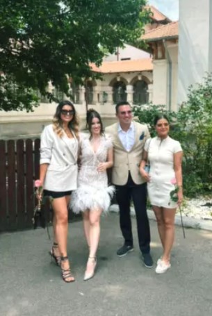 Imagini de la cununia fiicei lui Mugur Mihăescu. Ivona s-a căsătorit cu alesul inimii sale