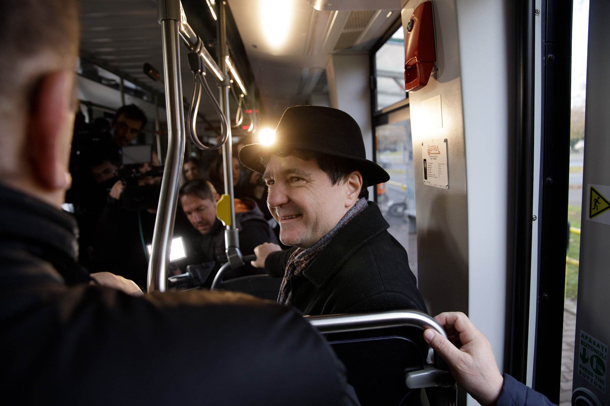 Primele 15 tramvaie Astra au fost puse în circulație. Primarul Capitalei: „Este un moment de bucurie pentru Bucureşti”. FOTO