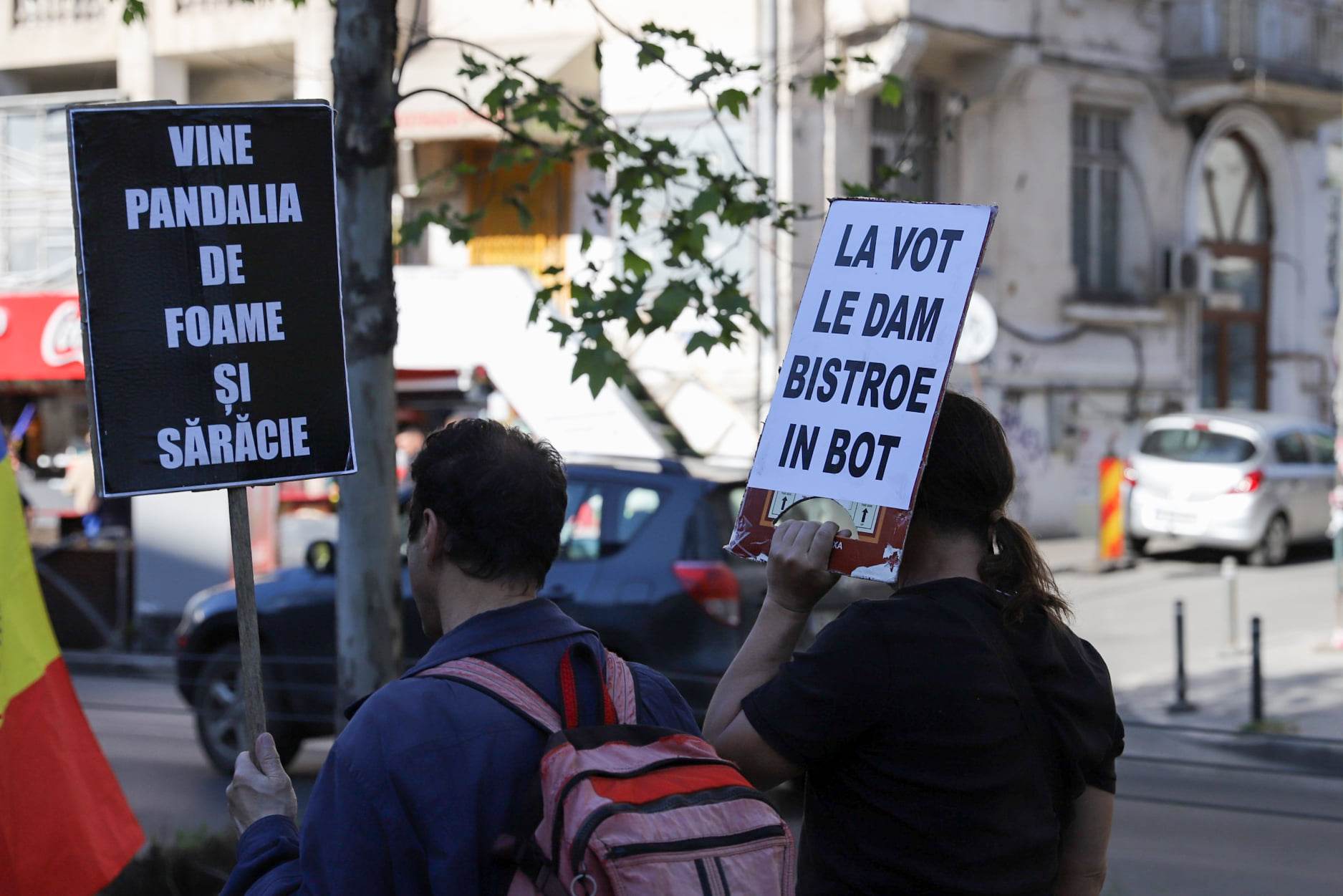 REPORTAJ. Protest AUR în București. Ce s-a strigat și cum s-a derulat manifestația