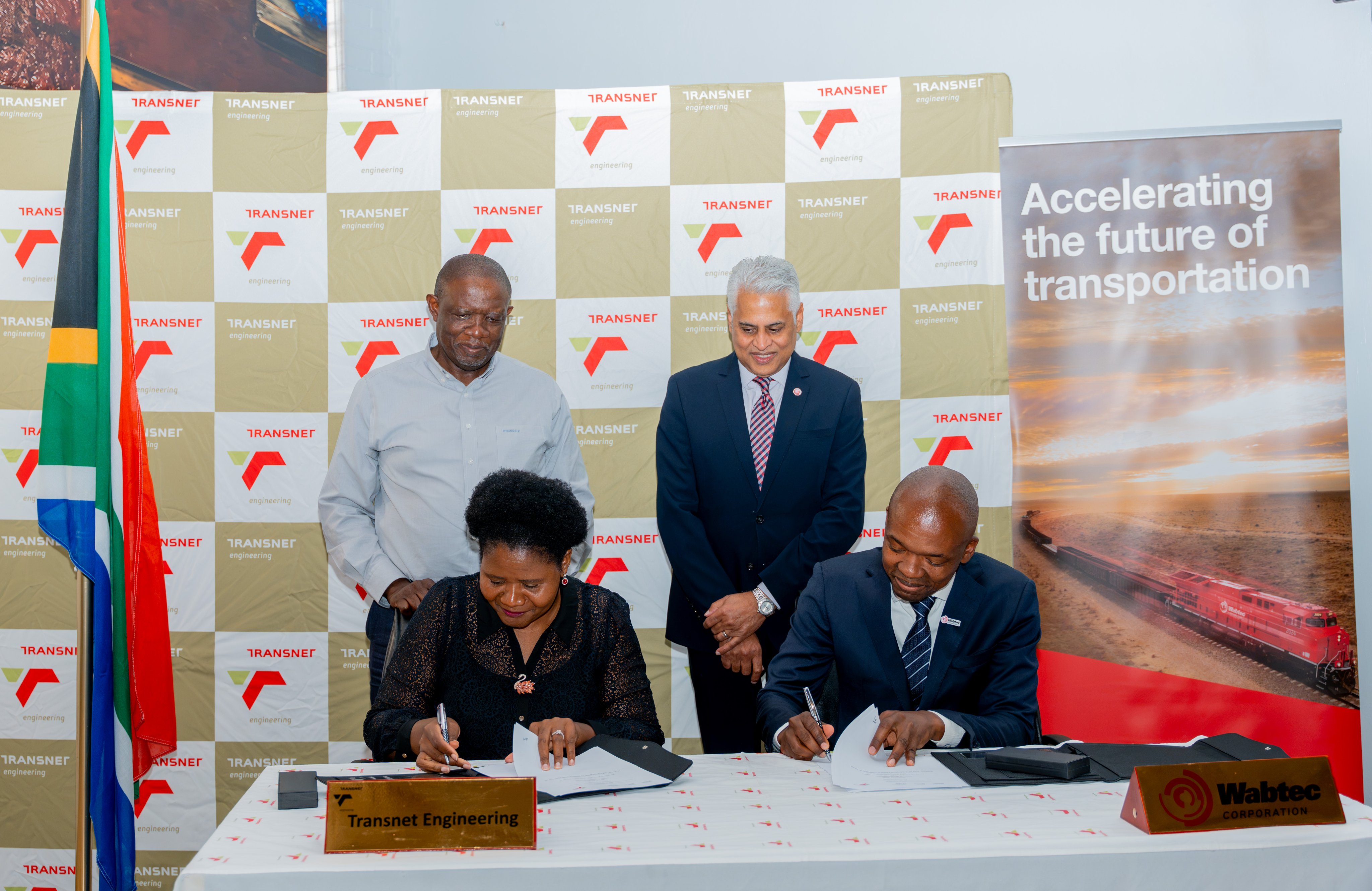 The agreement covers Transnet’s Class 43D and 44D freight locomotives. [@TE_Transnet]