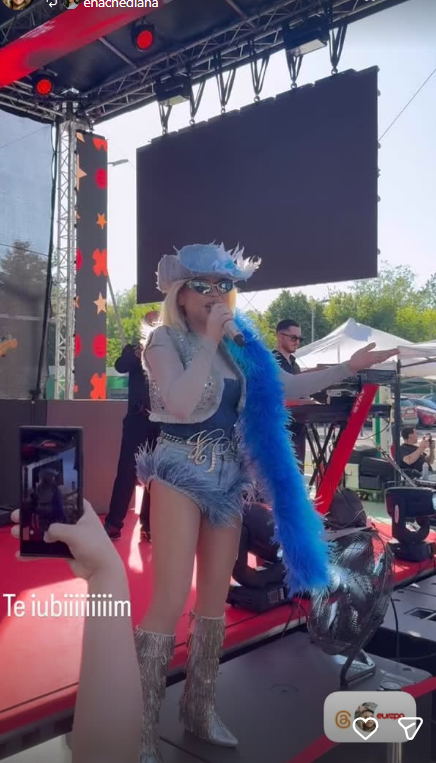 Cum a apărut Loredana Groza la un concert susținut în București. Artista a făcut spectacol în cea mai provocatoare ținută