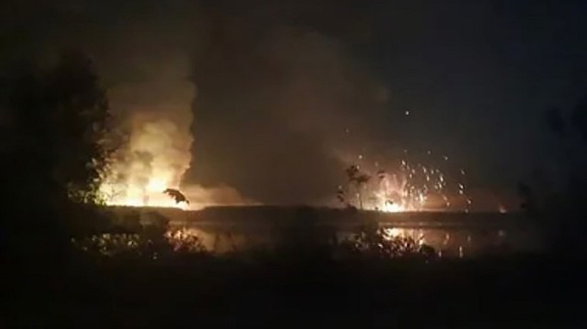 Cum arată acum depozitul rusesc de rachete care a mișcat seismografele când a explodat. Imagini din satelit