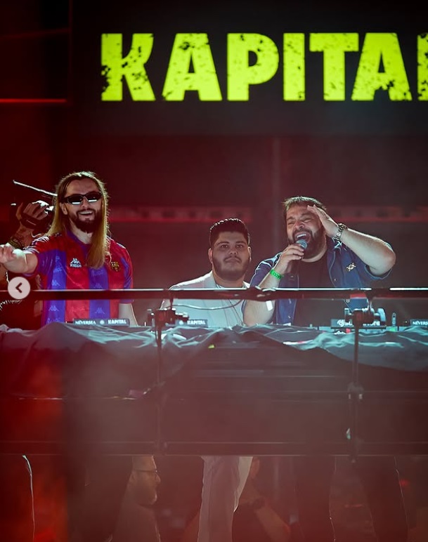 Florin Salam, invitat la show-ul lui Salvatore Ganacci de la Neversea Kapital 2025. Momentul manelistului, care a cântat două melodii, a devenit viral