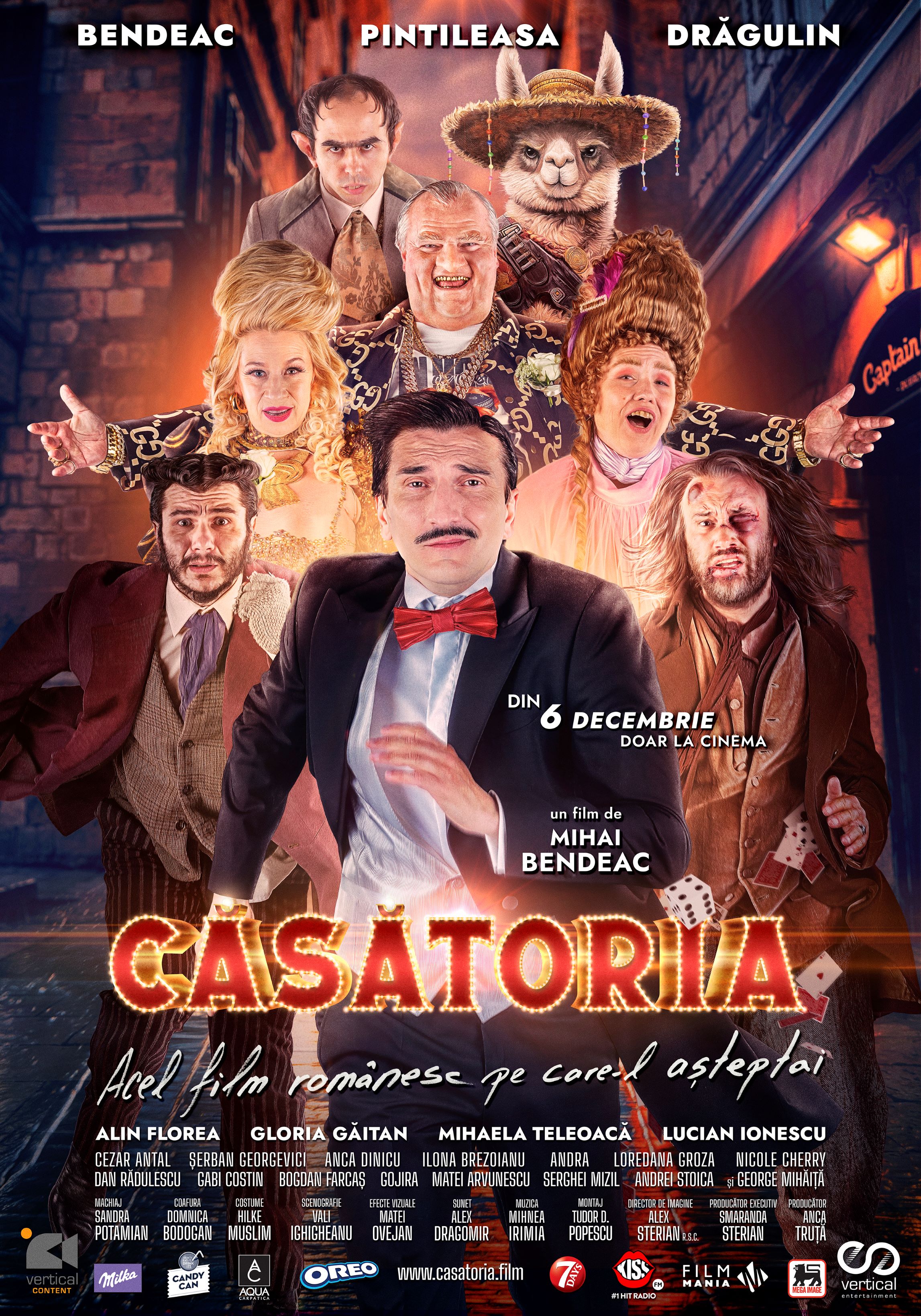 Cine joacă în „Căsătoria”, primul film regizat de Mihai Bendeac. Pelicula are premiera pe 6 decembrie