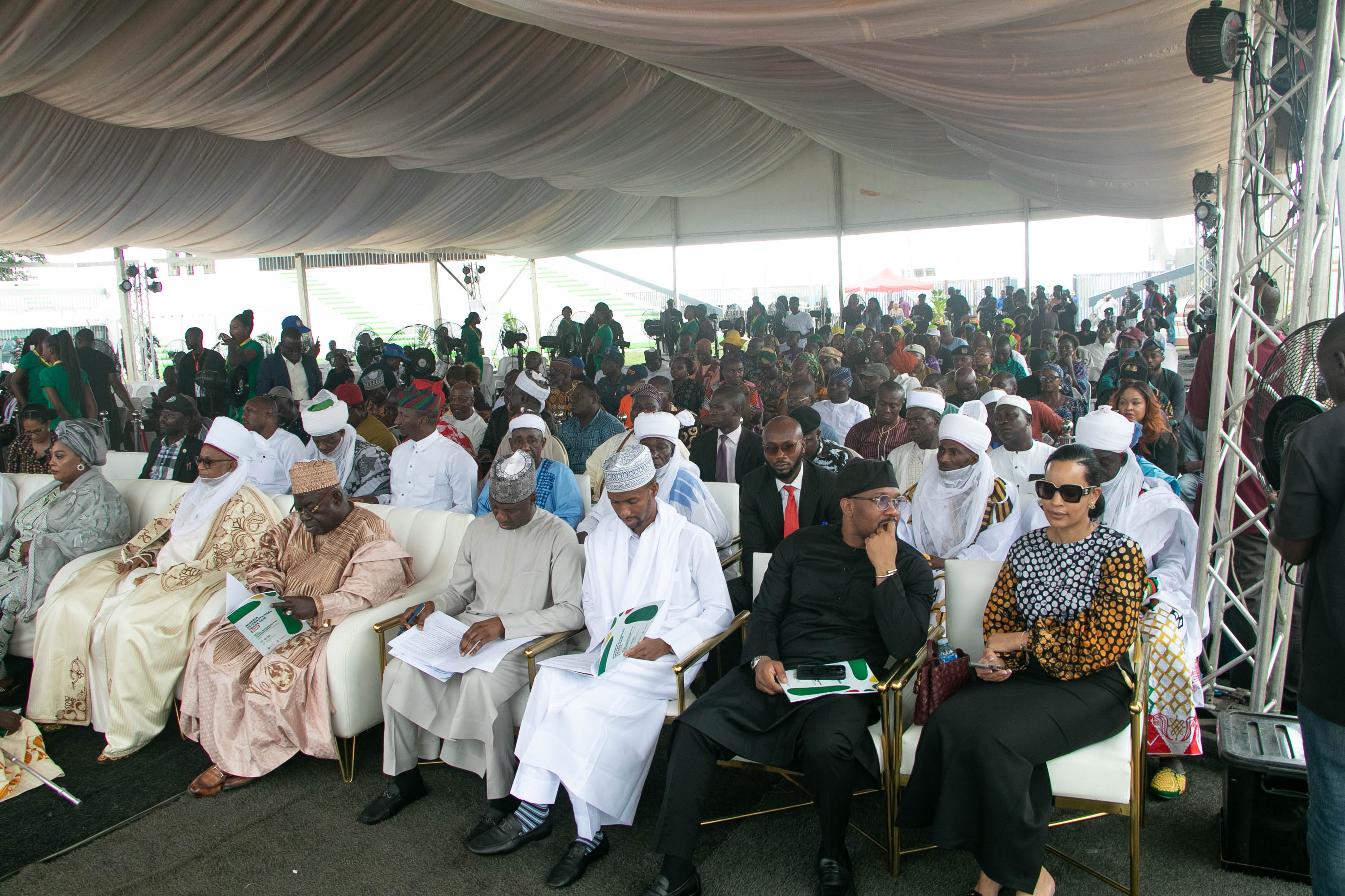 Attendees at the Trade Fair opening day