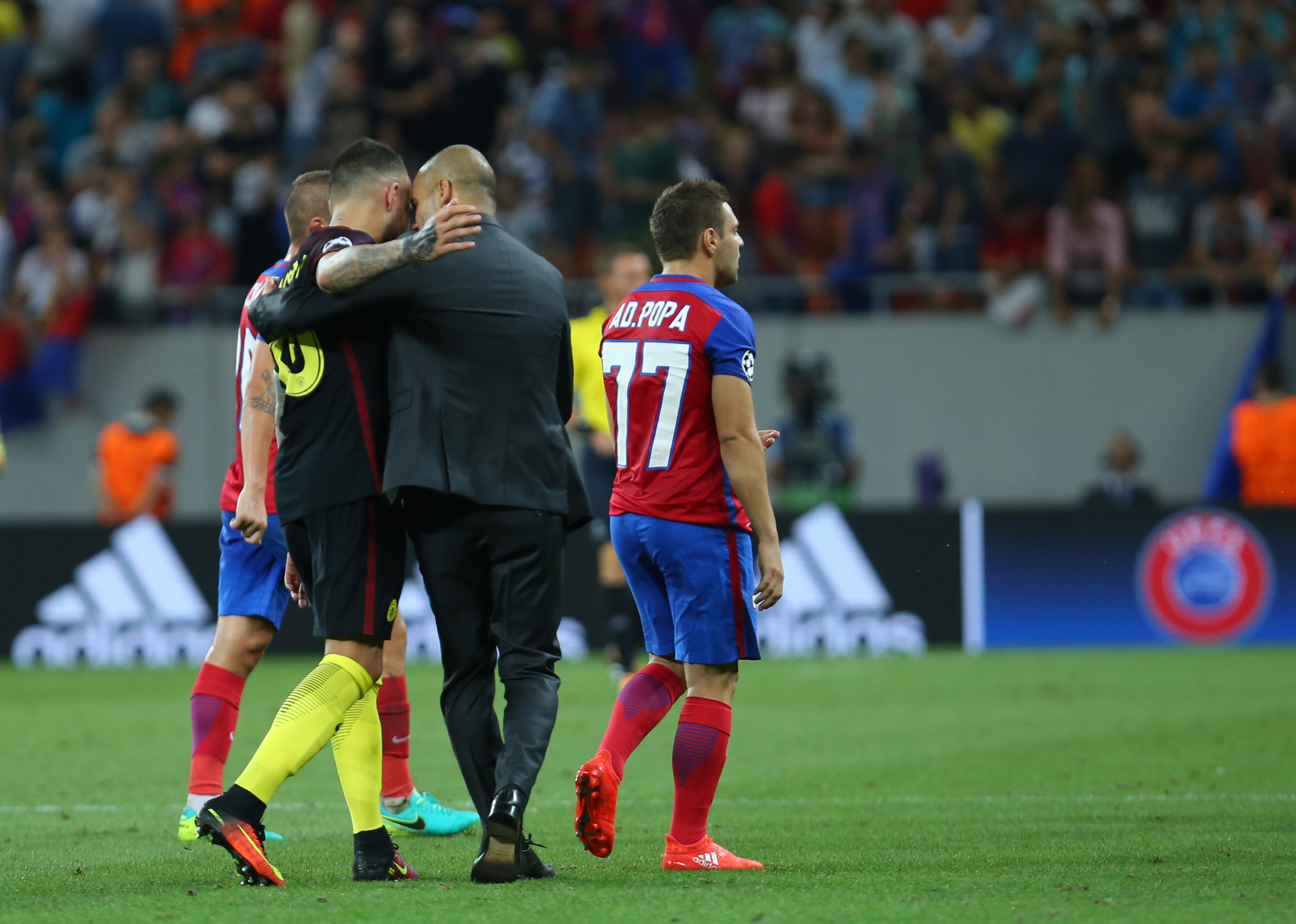 Steaua  - Manchester City 0-5. Liga Campionilor, play-off, prima manșă. Steaua, batjocorită de ”cetățeni” și de dinamoviști! / LIVE BLOG