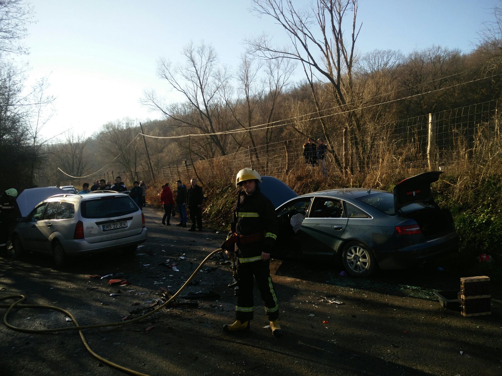 Accident soldat cu nouă victime în Mureș