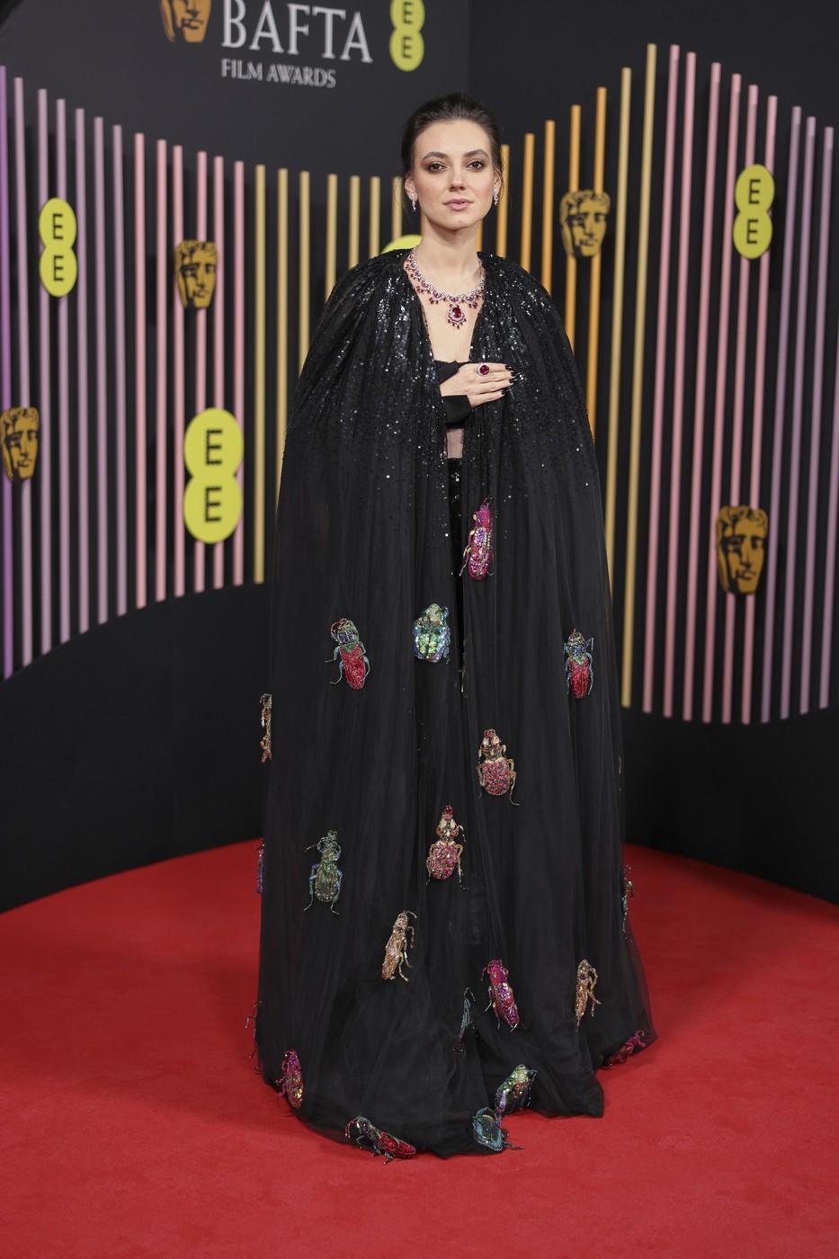 Andreea Cristea, singura româncă de la Premiile BAFTA 2024. Cum a intrat în vorbă cu celebritățile: „Acesta e trucul, să nu sari direct pe vedetă”