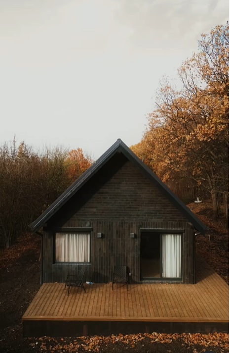 Imagini cu casa în care locuiește Sânziana Negru, lângă pădure. A construit-o de la zero: „Cea mai mare bătaie de cap cred că a fost cu muncitorii”