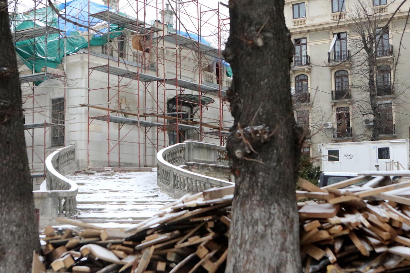 Ministerul Culturii dă în judecată firma care a consolidat Muzeul Enescu. Cum arată clădirea, după doi ani de lucrări - FOTO
