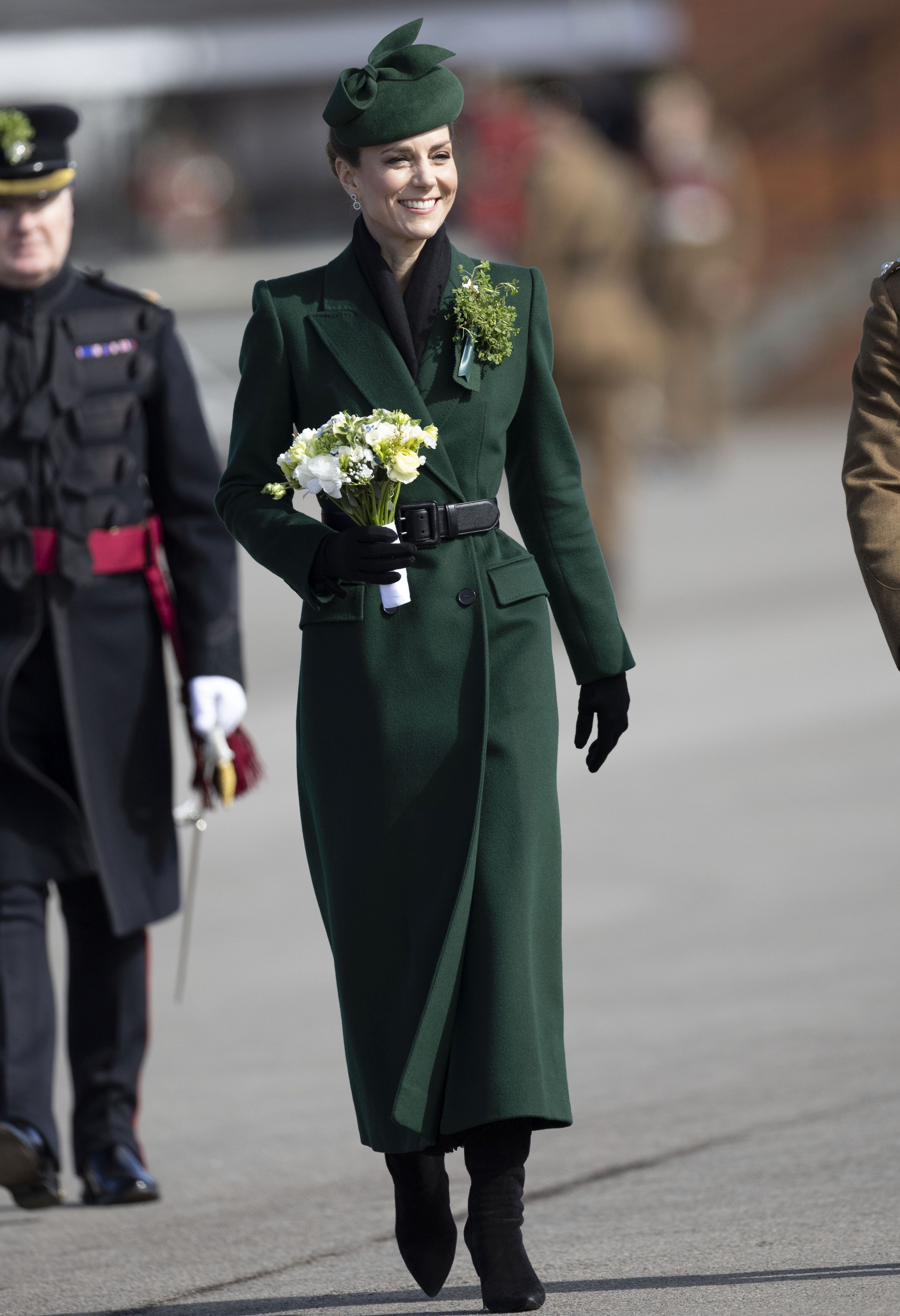 Cum a apărut Kate Middleton la parada de Sfântul Patrick. Gestul făcut de Prințesa de Wales
