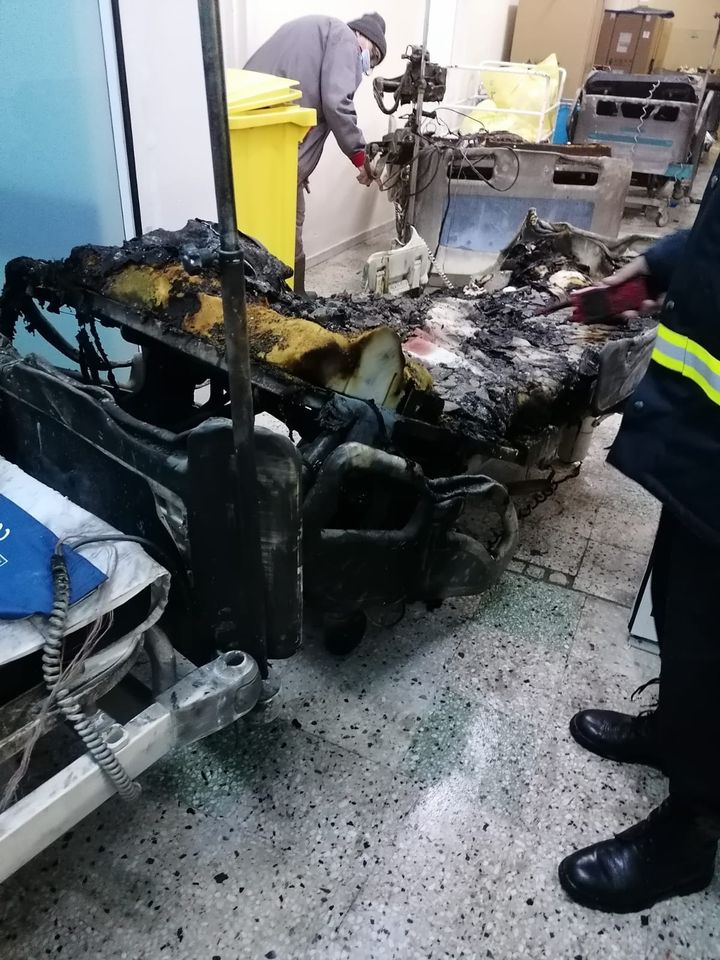 Imagini cu impact emoțional. Cum arată salonul ATI de la Spitalul din Piatra Neamț, în urma incendiului devastator