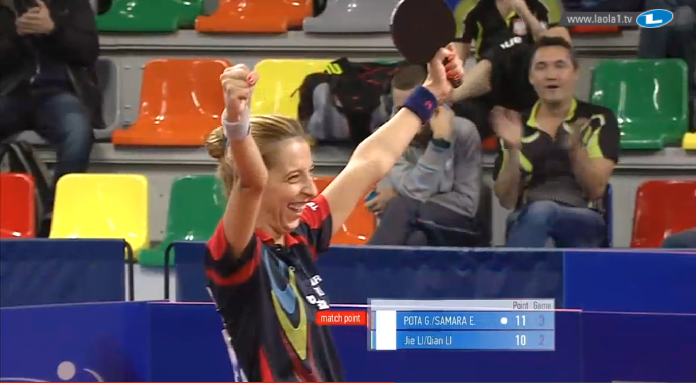 Eliza Samara s-a calificat în finala probei de dublu feminin cu unguroaica Georgina Pota, sportivă pe care jucătoarea din Constanța a eliminat-o în sferturi la individual / GALERIE FOTO&VIDEO