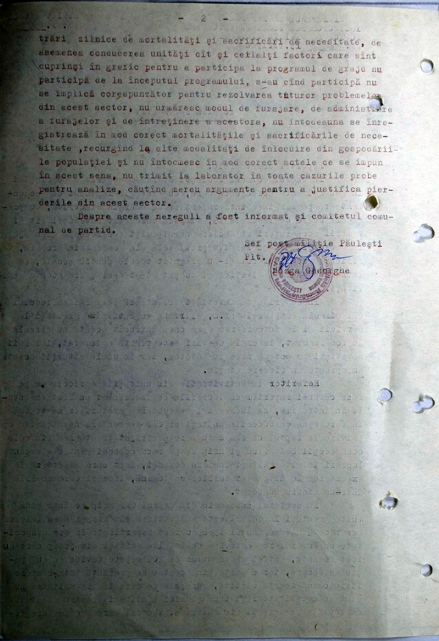 Cum erau urmăriți de Miliție și Securitate locuitorii din satele României. „Suspecții” filați de autorități erau grupaţi în două tabele: „A” şi „B”