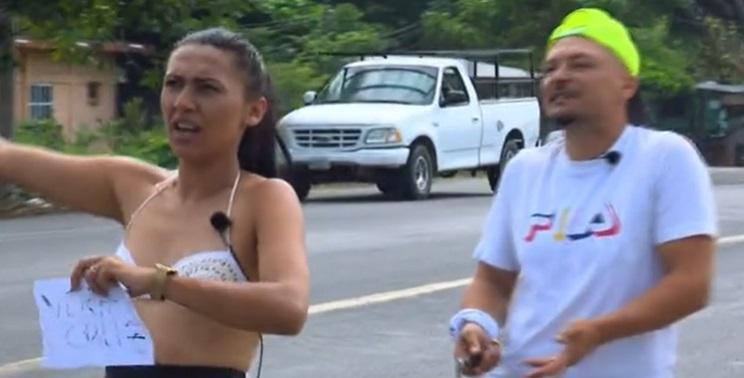 Puya și Melinda s-au certat la America Express, după ce soția artistului s-a dezbrăcat în sutien la TV: „Suntem pe marginea străzii”