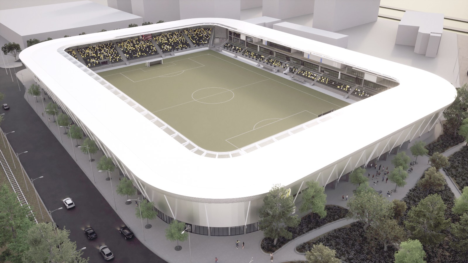 Stadion de 30 de milioane de euro la Brașov, care nu are echipă în primele două ligi. Cum va arăta și când va fi gata