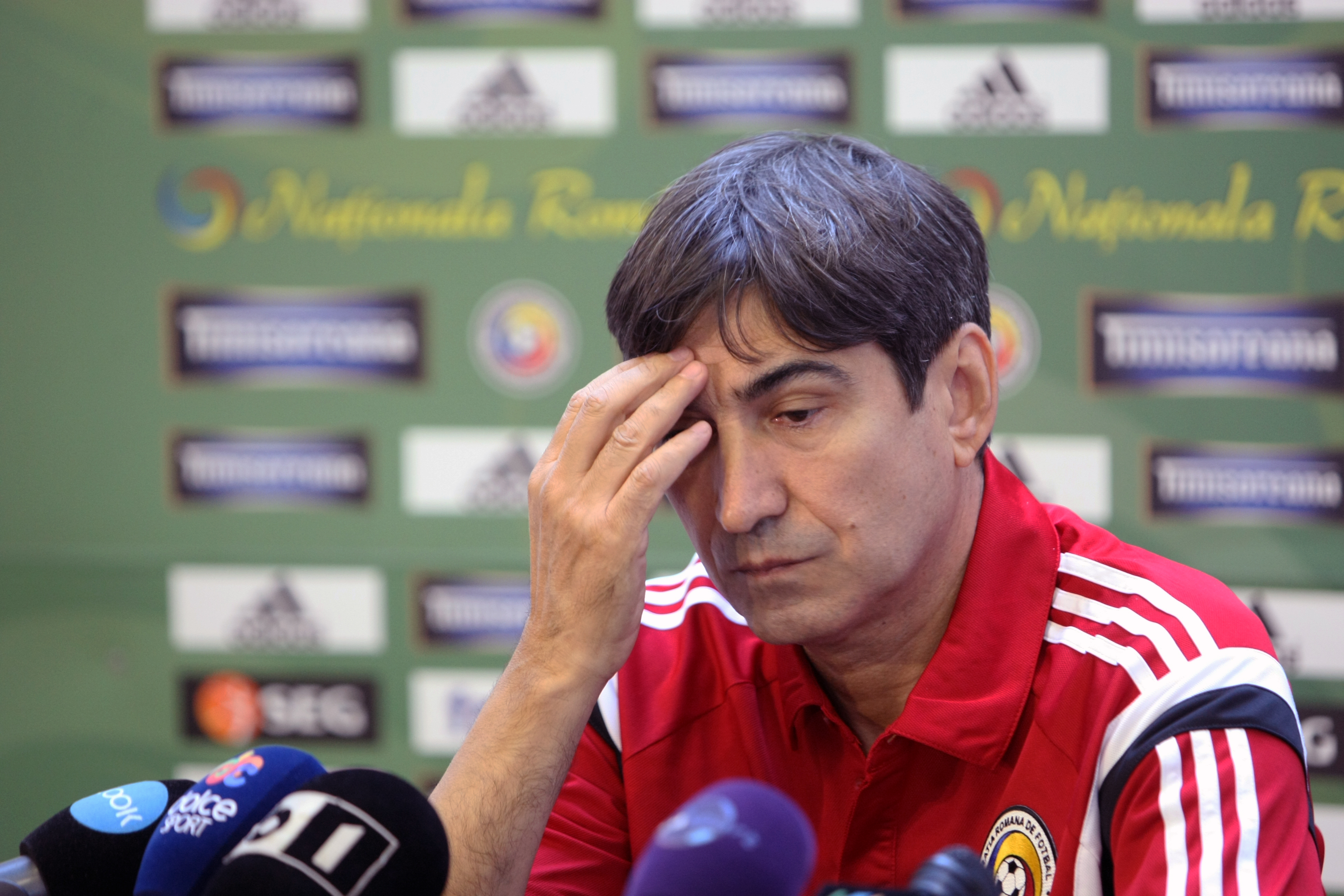 FOTO/ Pițurcă: ”Șansele să plec după meciul cu Grecia în Golf sunt sub 1%” 