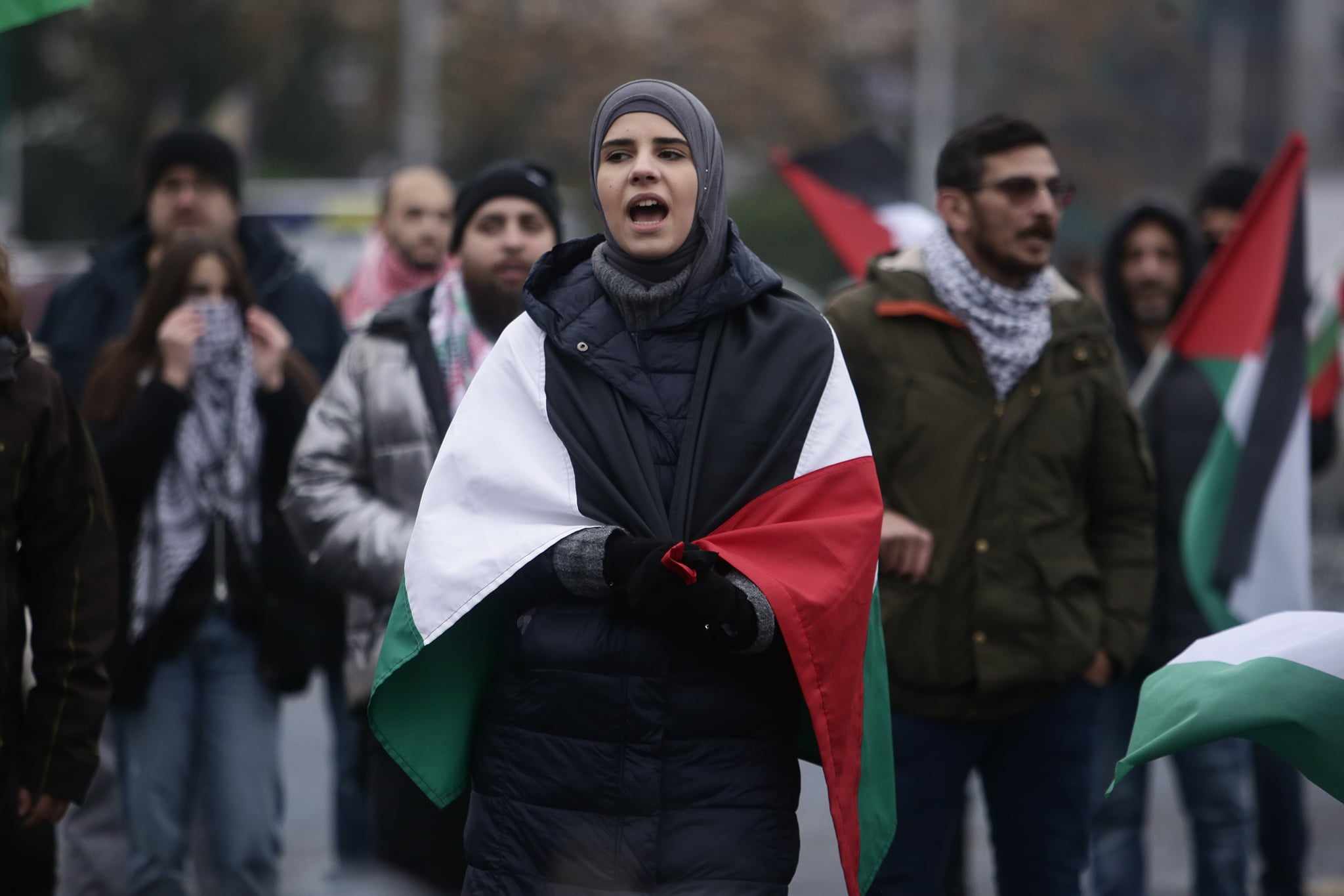 Un nou marș pentru susținerea Palestinei, în București. Organizatorii cer „oprirea genocidului" și salvarea copiilor din Fâșia Gaza | FOTO