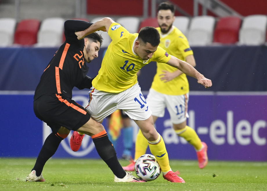 VIDEO | Naționala de tineret a României, egal cu Olanda, în primul meci de la EURO Under 21
