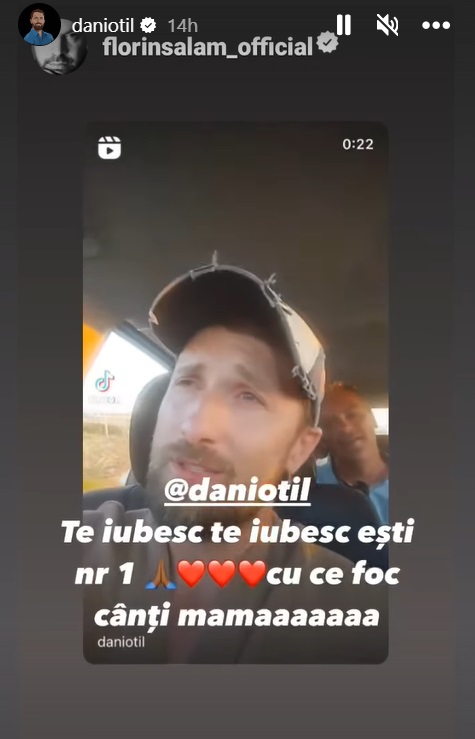 Dani Oțil, filmare pe muzica lui Florin Salam. Ce mesaj a primit prezentatorul de la cântărețul de manele: „Am nevoie de vocea a doua. Te bagi?”