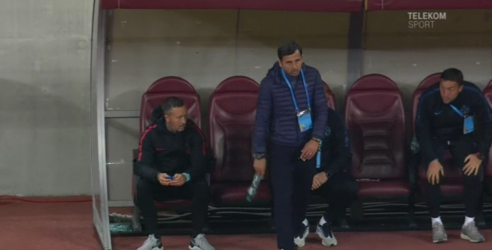 Tensiuni la FCSB. Nicolae Dică l-a scos din sărite pe Mihai Stoica în finalul meciului cu Astra. Ce a făcut antrenorul | GALERIE FOTO